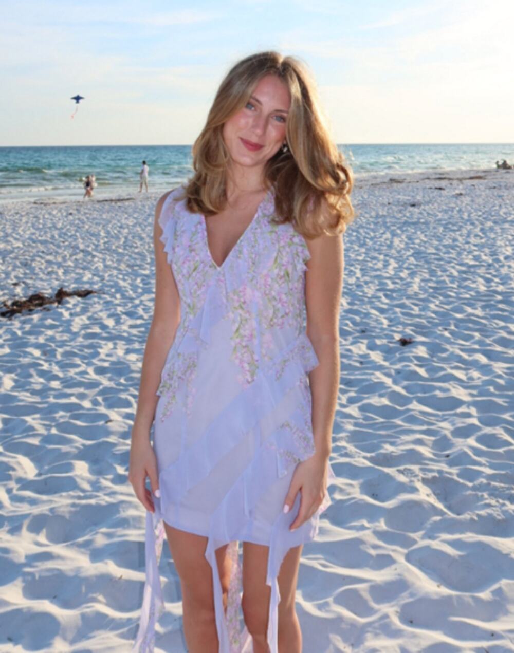 ELLIATT Mediterranean Mini Dress in Lilac Size Large
